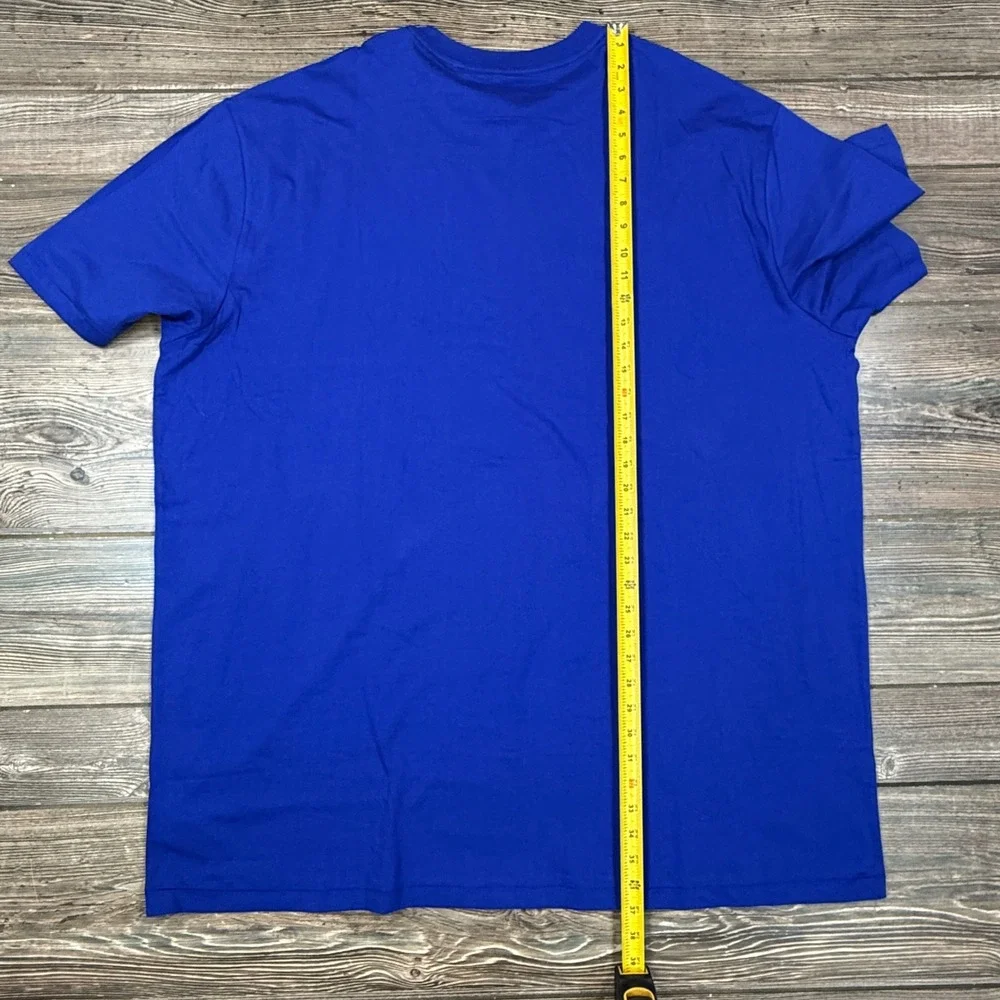 Polo Ralph Lauren Mens Size 3XLT T-Shirt Blue POLORL67‎ Graphic Short Sleeve New